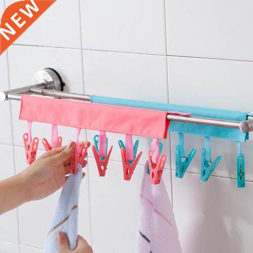 1Pcs Cloth Hanger Clips Multifunction Clothespin Travel Supp