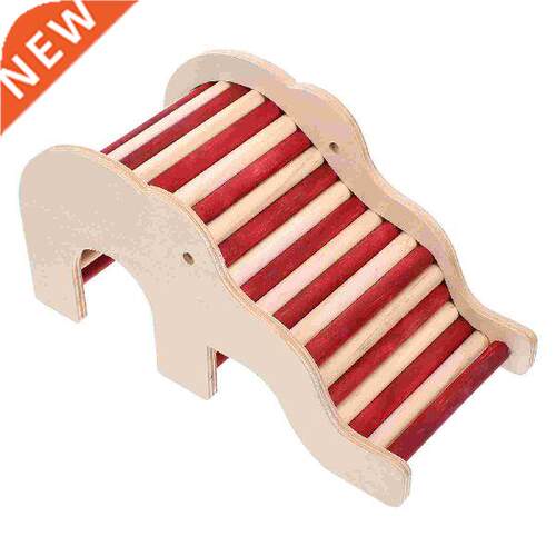 Hamster House Toy Ladder Hideout Wooden Hut Small Climbing