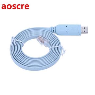 6 FT(5.9 Feet) Console Cable with FTDI Chip, USB to Rj45 Cab