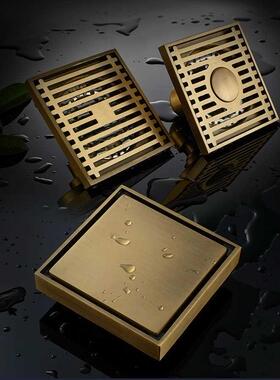 Floor drain All copper deodorant floor drain toilet shower