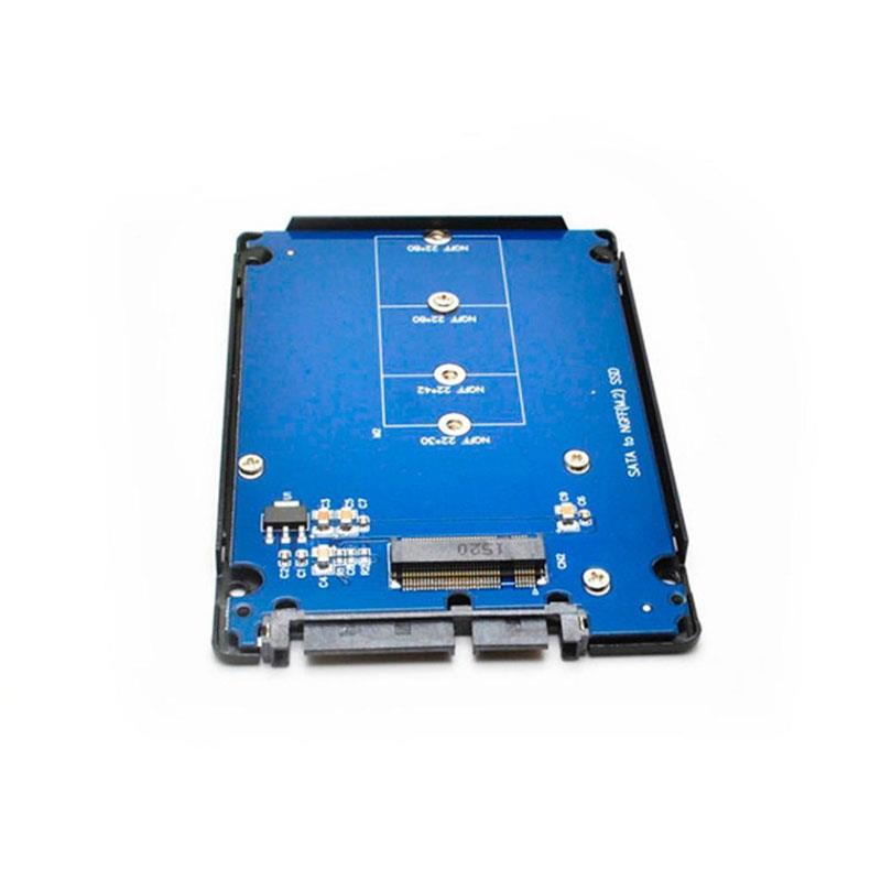 NGFF to SATA III adapter with plastic case m.2 ssd to 2.5inc