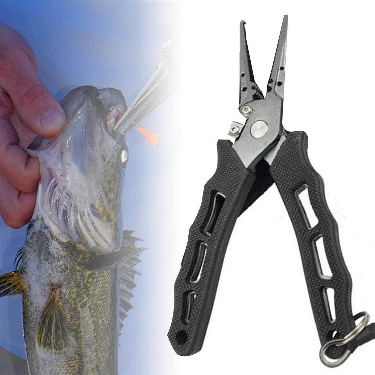 Multifunctional Anti-Slip Side Mouth Metal Fishing Line Cutt