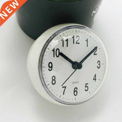 Mini Sucker Wll Clock Bthroom nti-Fog Wterproof 7cm Kitc