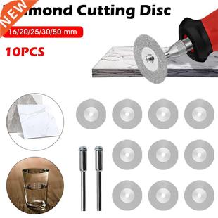 10PCS Diamond Cutting Wheel With 2PCS 3mm Mandrel Abrasive