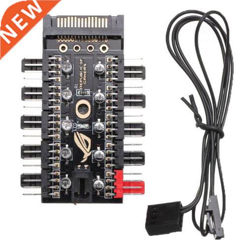 HUB Cooler Speed Controller Splitter Adapter Socket PC Speed