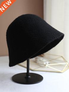 han Wool fisherman hat women's solid color autumn and wi