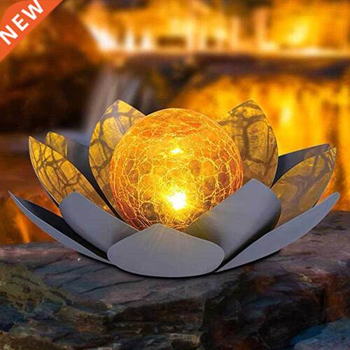 Lotu Flower Solar Light LED Garden Solar Lamp Outdoor