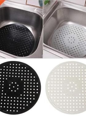 Quick Drain Sink Mat Non Slip Soft Rubber Tabletop Heat Insu