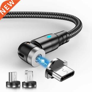 Lovebay 2m Magnetic Cable Micro USB 540° New Type C Charger