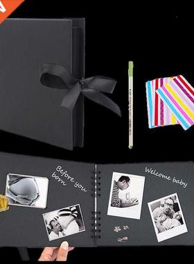 Photo Albums Black Pages Memory Books Craft Paper DIY Scrapb
