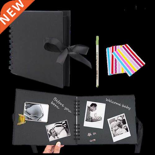 Photo Albums Black Pages Memory Books Craft Paper DIY Scrapb