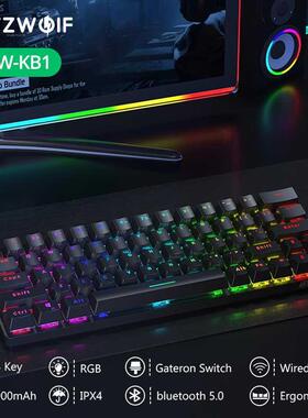 BlitzWolf BW KB1 bluetooth 5.0 Wireless Mechanical Keyboard