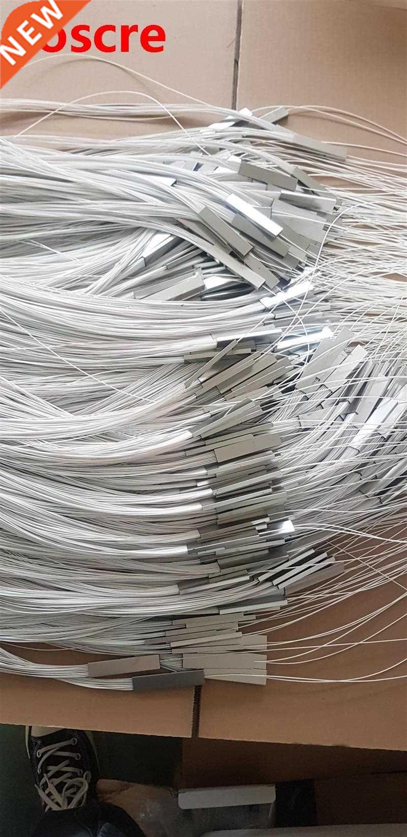 100pcs 1X4 PLC Splitter 900um Steel Tube1*4 Mini Optical Fib