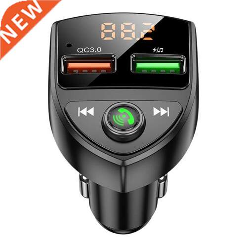 C8 QC .0 Bluetooth 5.0 FM Transmitter MP Player Car Blueto