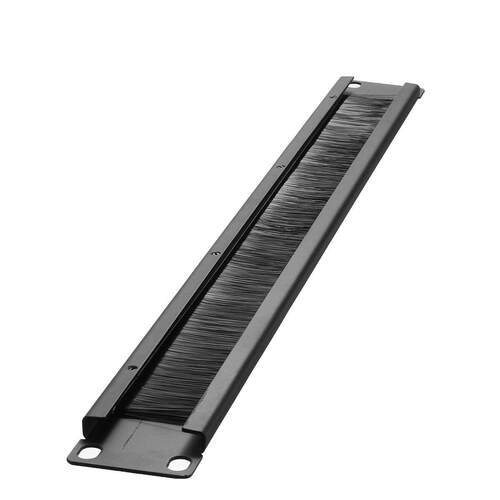 NEW 1 19 Inch Rack Mount IT Network Cabinet Brush Panel Bar