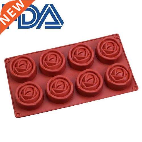 Rose Shape Silicone Fondant Molds Cake Border Party Cookie