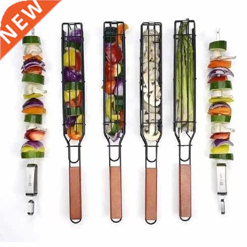 4 PCS Grilling Basket Reusable Durable Anti-Corrosion
