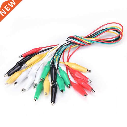 10 PCS Double-ended Crocodile Clips Cable Alligator Clip Tes