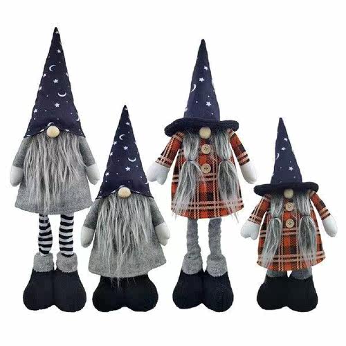 1Pcs Ghost Festival Retractable Dwarf Old Man Halloween