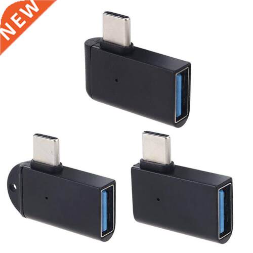 90 Degree Type C To USB 3.0 Adapter OTG Converter For Laptop