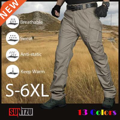 High Quality Khaki Casual Pants Men Military Tactical Jogger