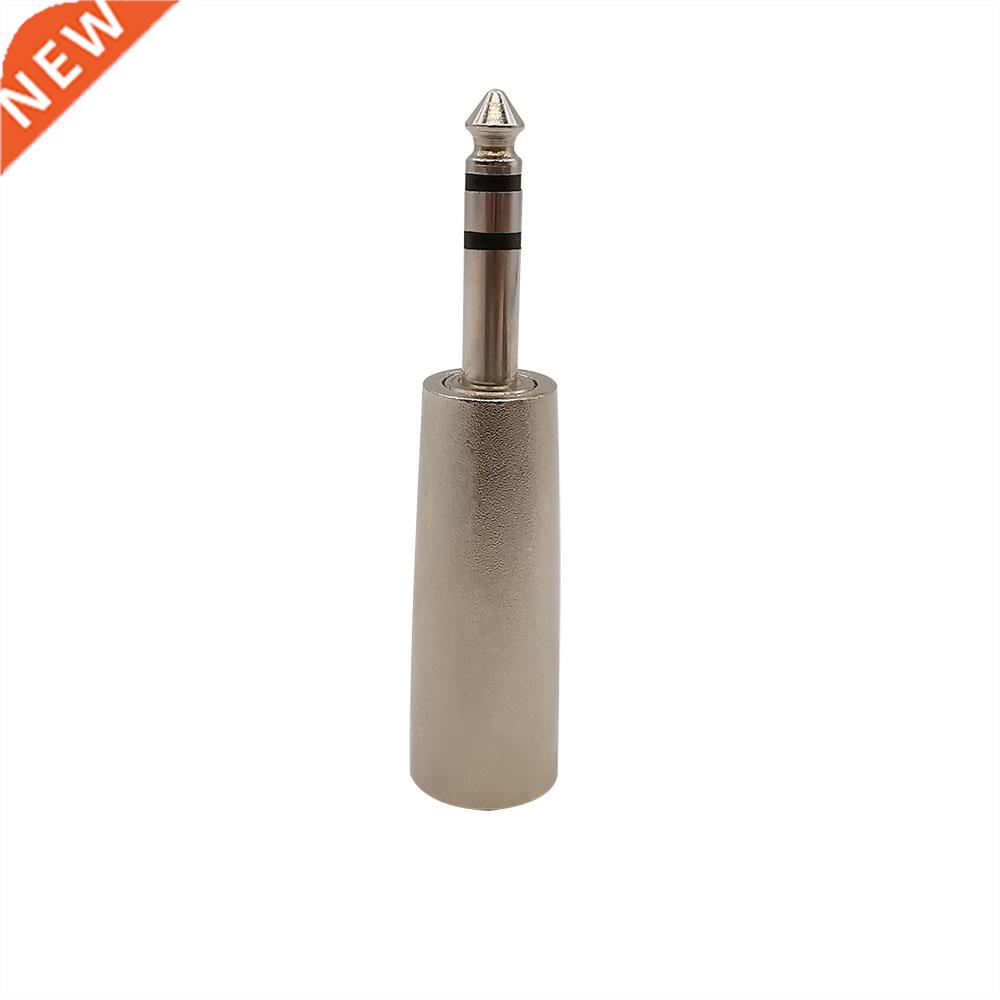 1Pcs Metal Silver 3 Pin XLR Male to 6.5 mm Plug Audio Stereo