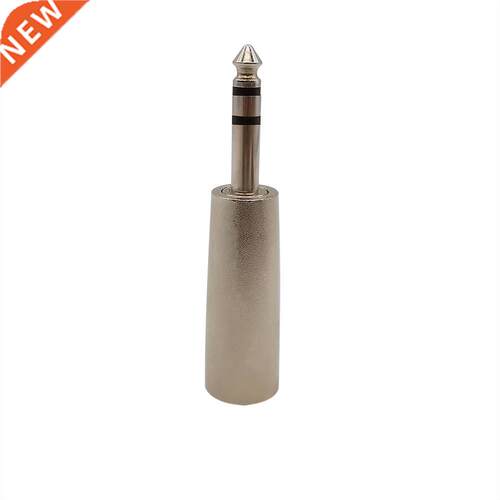 1Pcs Metal Silver 3 Pin XLR Male to 6.5 mm Plug Audio Stereo