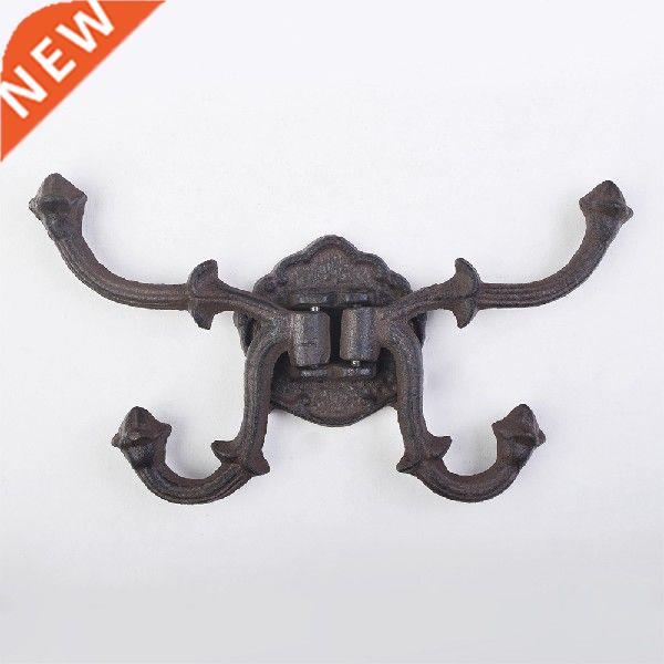 Retro nostalgic old furniture cast iron hooks creative