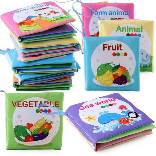 Montessori Baby Soft Cloth Book For Kids In English Newborn