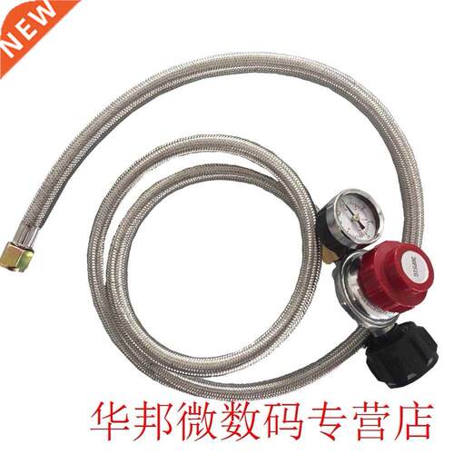 0~30 PSI With Gauge Camping Pressure Propane Regulator RV Ba