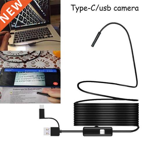 1080P Endoscope 8mm Lens USB/Type-C PC Android Endoscope Cam
