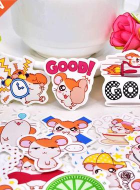 40pcs Creative Cute Self made animal Hamtaro Scrapbooking