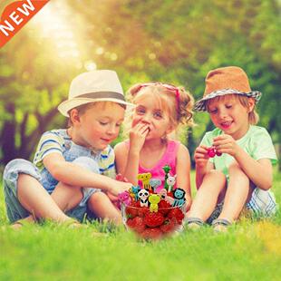Set of 6 Cute Animals Food Picks Mini Cartoon Toothpick Fru