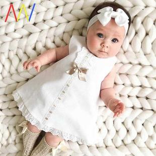 Baby Girl Clothes Princess Dress Cute Newborn white clothing