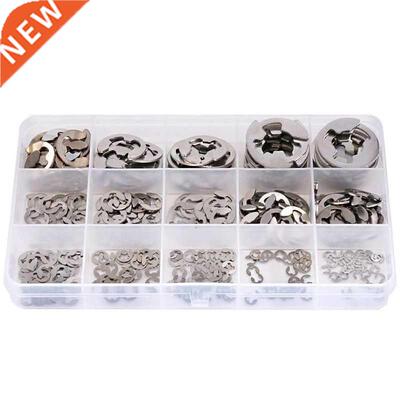E-Clip Circlip External Retaining Ring Assortment Set - 304