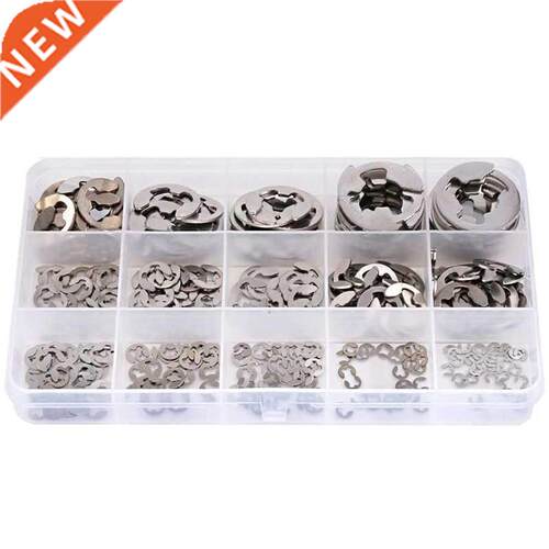 E-Clip Circlip External Retaining Ring Assortment Set - 304