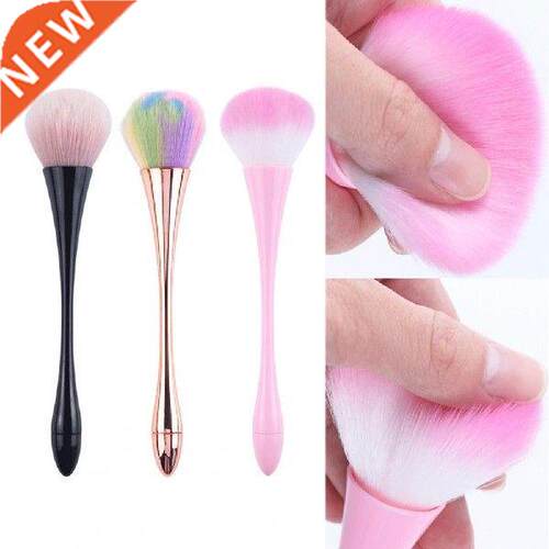 Makeup Brush Soft Slim Handle Nylon Nail Art Dust Cleaner