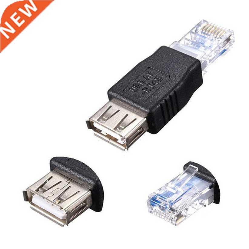 USB Type A Female To RJ45 Male Ethernet Adapter Router Conne