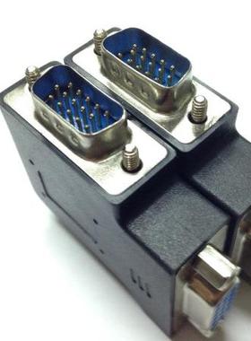 HDB15Pin Male to HDB15 Female 90 Adapter Right