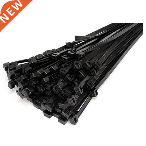 50pcs Nylon Cable Ties Black 200x5mm