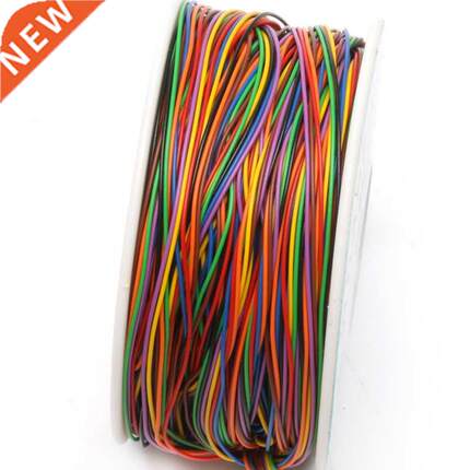 One Roll 8 Colors 0AWG Wire Wrapping Wire, Tinned Copper So