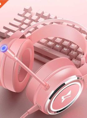 Wired Earphone Headset PC Gamer Stereo Folded Headphone