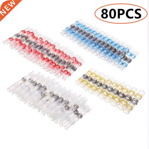 80PCS Mix Het Shrink Solder Sel Wire Connectors Wterproof