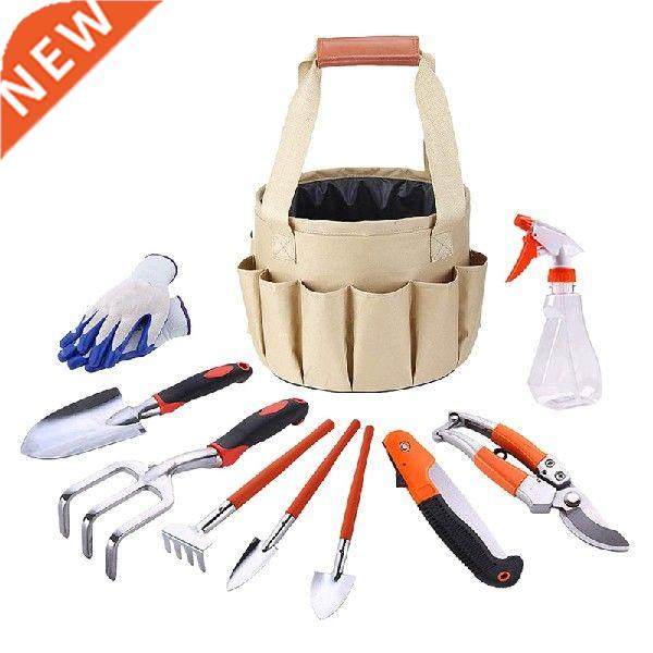 Garden Tool Set Foldable Gardening Bag, Garden Gloves And