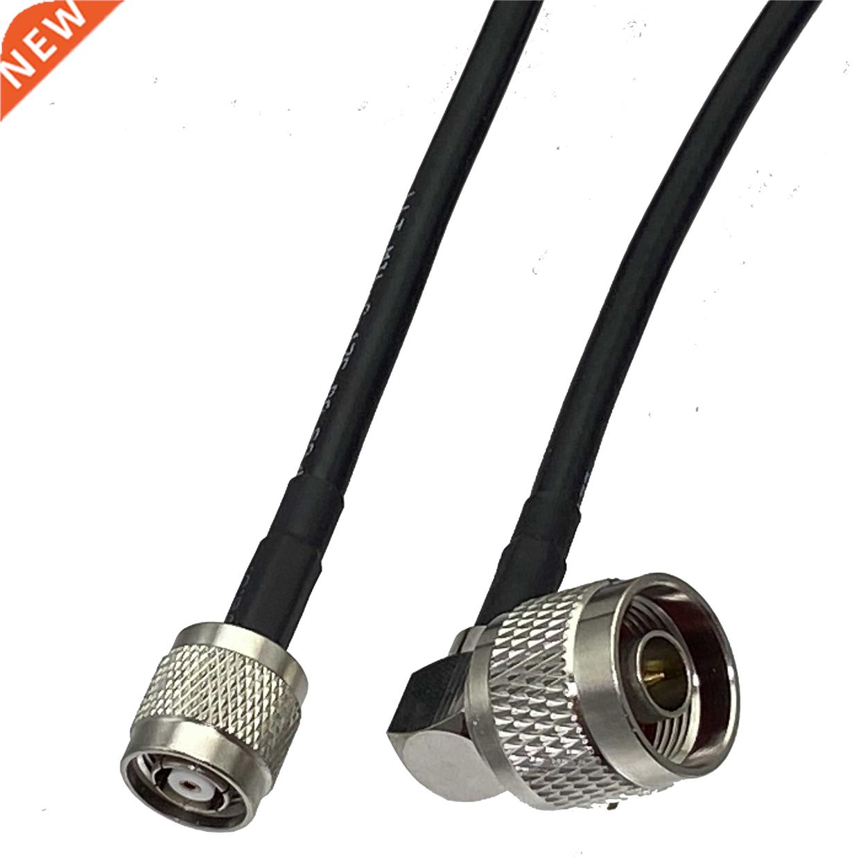 1pcs RG58 RP TNC Male Jack to N Male Right Angle Crimp Wire
