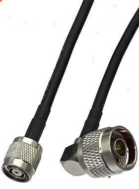 1pcs RG58 RP TNC Male Jack to N Male Right Angle Crimp Wire