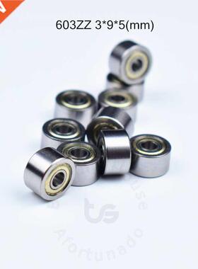 10pcs 603ZZ 3*9*5(mm) free shipping chrome steel Metal Seal