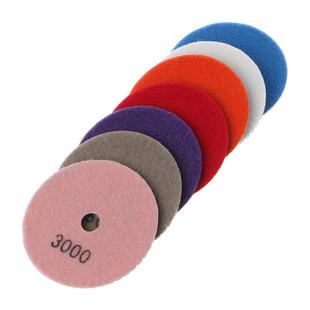 Wet Lot Discs for Polishing 7pcs Diamond Grinding Pad
