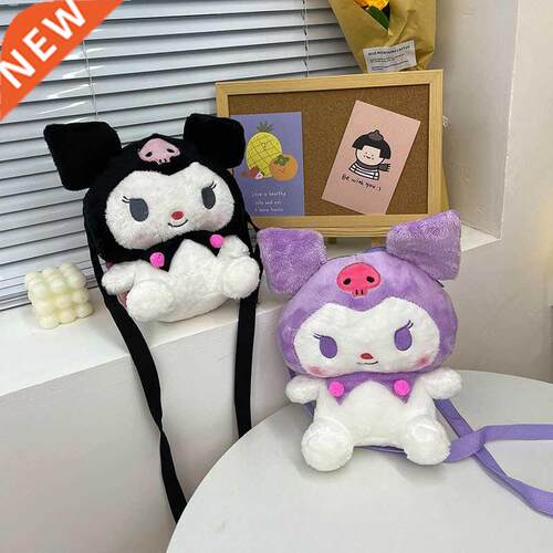 Kawaii Sanrio Plush Backpack Kuromi Backpacks for Girls Anim