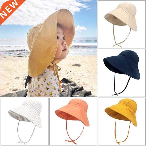 Big Brim Baby Sun Hat Summer Spring Kids Bucket Hat for Girl